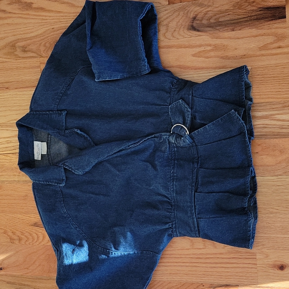 VINTAGE  BLONDIE AND ME RIGID DENIM JACKET